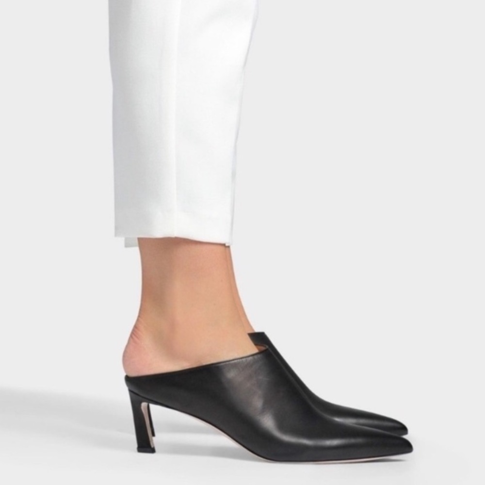 Stuart Weitzman Women's Black Mira Mule